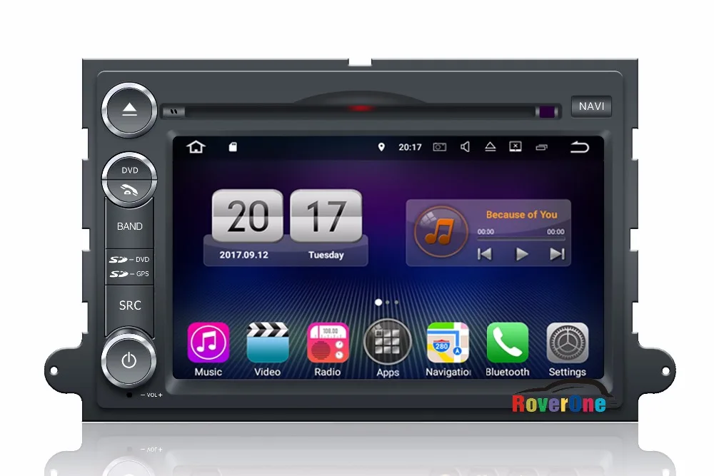 Perfect For Ford Mercury Mountaineer Mercury Monterey Milan Sable Android 7.1 OS Auto Stereo Radio DVD GPS Navigation Multimedia Player 3