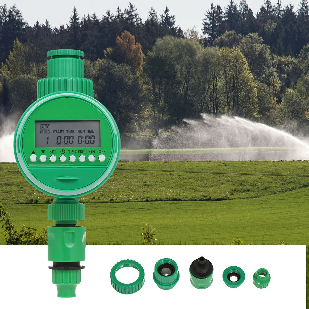 

3/4" 1/2" Tap Wirless Water Gateway Garden Irrigation Watering Timer Battery Operated Outlet Programmable Hose Faucet Timer