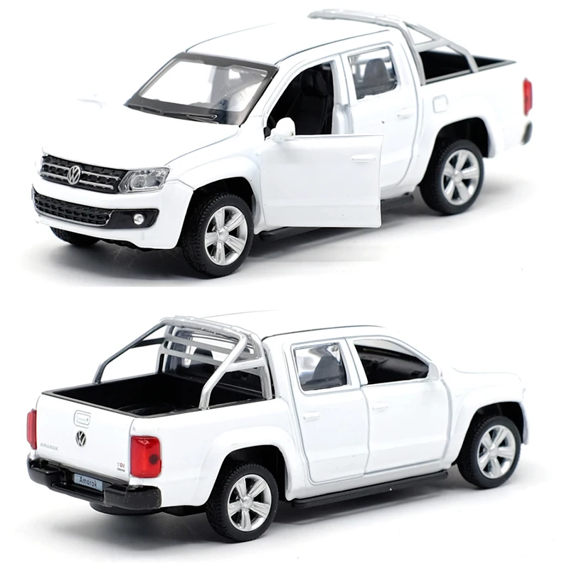 Новое поступление Caipo 1:43 Amarok литая под давлением модель автомобиля игрушка с выдвижной спинкой/для детей Подарки/обучающая коллекция игрушек