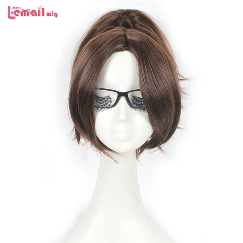 Tanie L email peruka animacja atak na tytana peruka do cosplay s Mikasa Ackerman Armin Arlart Hans Zoe mężczyźni peruka włosy syntetyczne peruka do cosplay