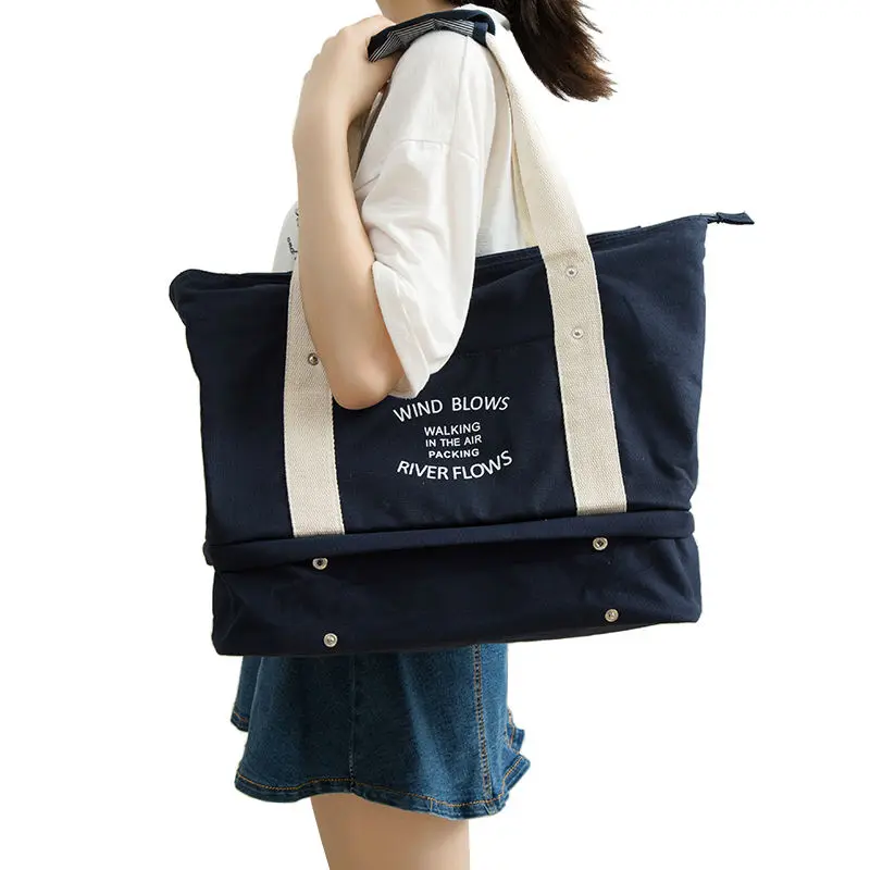 Портативный женская обувь на застежке-молнии дорожная сумка большой вместимости Оксфорд Мягкая сумка для путешествий мульти сетчатый карман 2 отсека дорожная сумка с колесиками