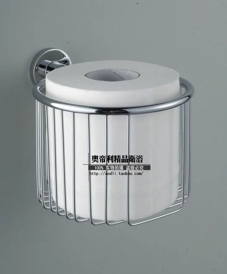 

brand new stainless steel basket bathroom paper holder