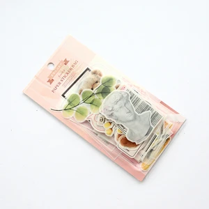 Retro smelly life paper diary Scrapbooking sticker Decoration label 1 lot = 1 pack = 60 pcs - Цвет: 1