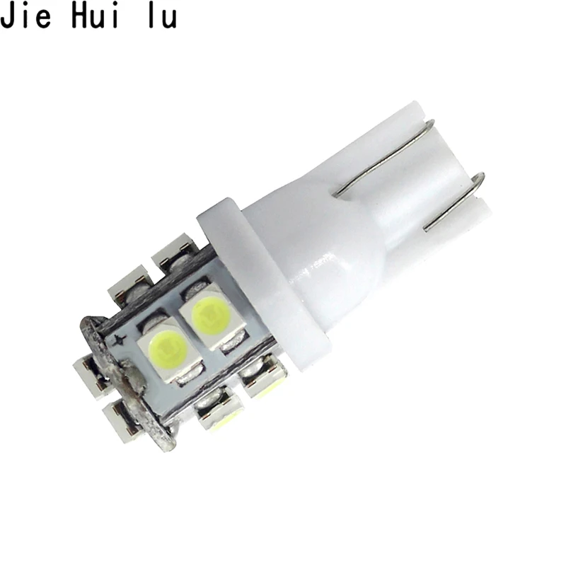 1 шт. Автомобильные светодиодные лампы 10 SMD 1210 T10 501 194 168 W5W 3528 DC 12 В|Сигнальная лампа|