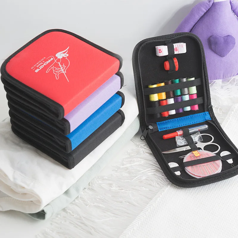 Travel Outdoor Portable Sewing Material Bag Kit Needle Storage Box Thread Mini | Дом и сад