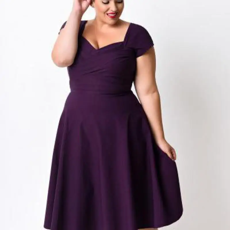 Nfive 2017 New Fashion Women Clothing Fat People Code And Super Nfive 2017 New Fashion Women Clothing Fat People Code And Super Short Sleeved Vintage Dress Plus Size Las Loose Dresses In From S