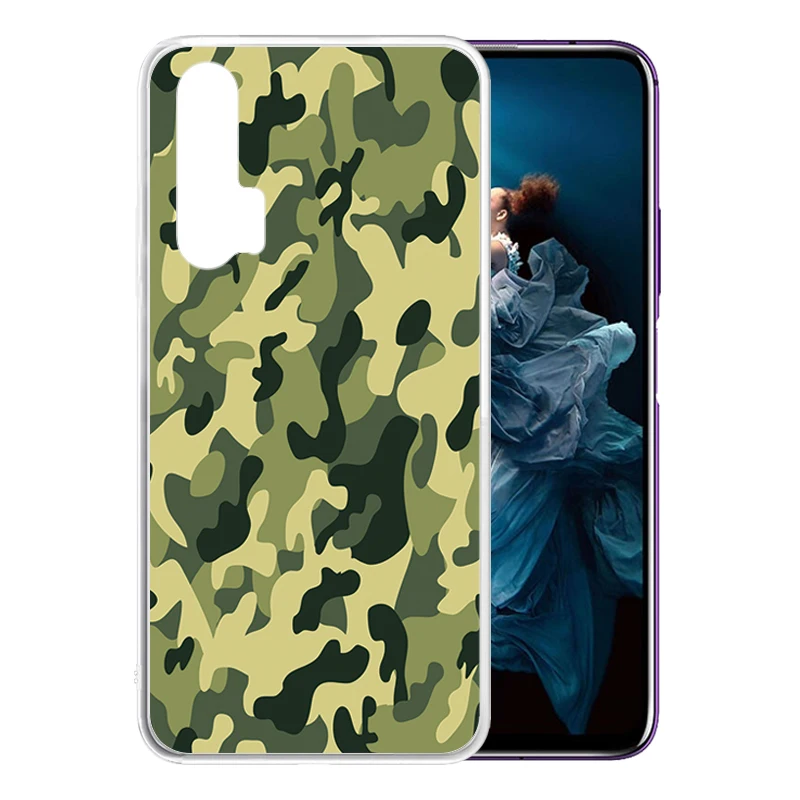 Мягкий силиконовый прозрачный ТПУ чехол для Huawei Honor 20 Pro 9X 8X 10 Lite V20 V30 Play 3 с защитой