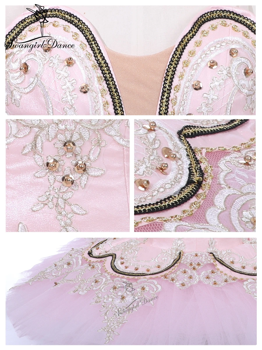 adult girl light pink Sleep Beauty ballet tutu classical  professional ballet tutu for performance or competitionBT9044D