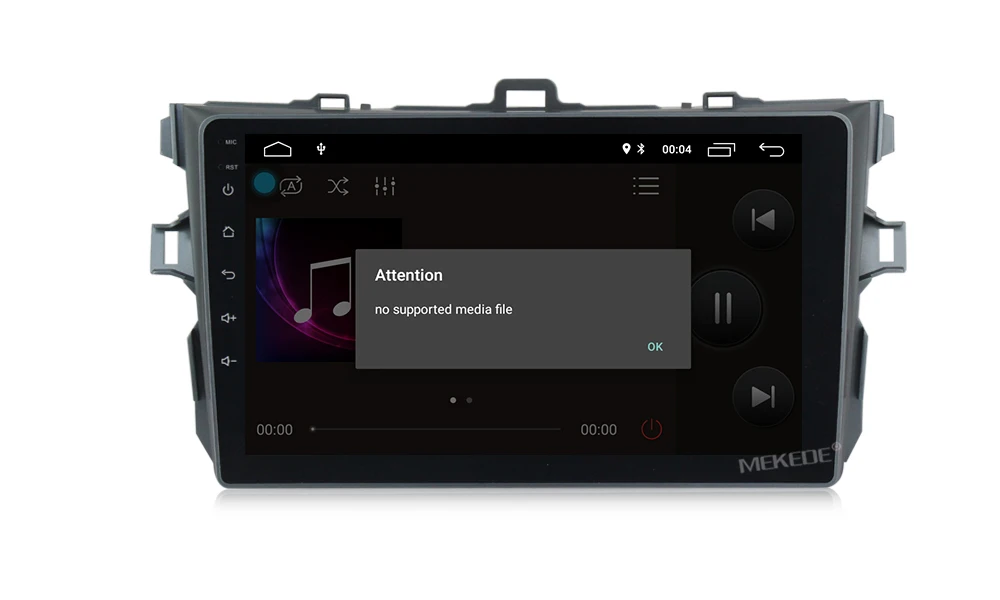 Cheap MEKEDE Car multimedia player Radio stereo Car Android 8.1 For toyota corolla 2007-2011 with Navigation Stereo  (No dvd) WIFI BT 11