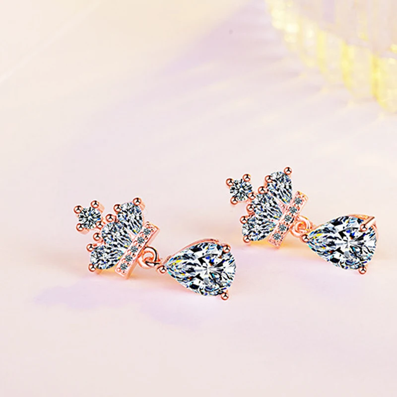 water drop crystal statement earrings jewelry (8)