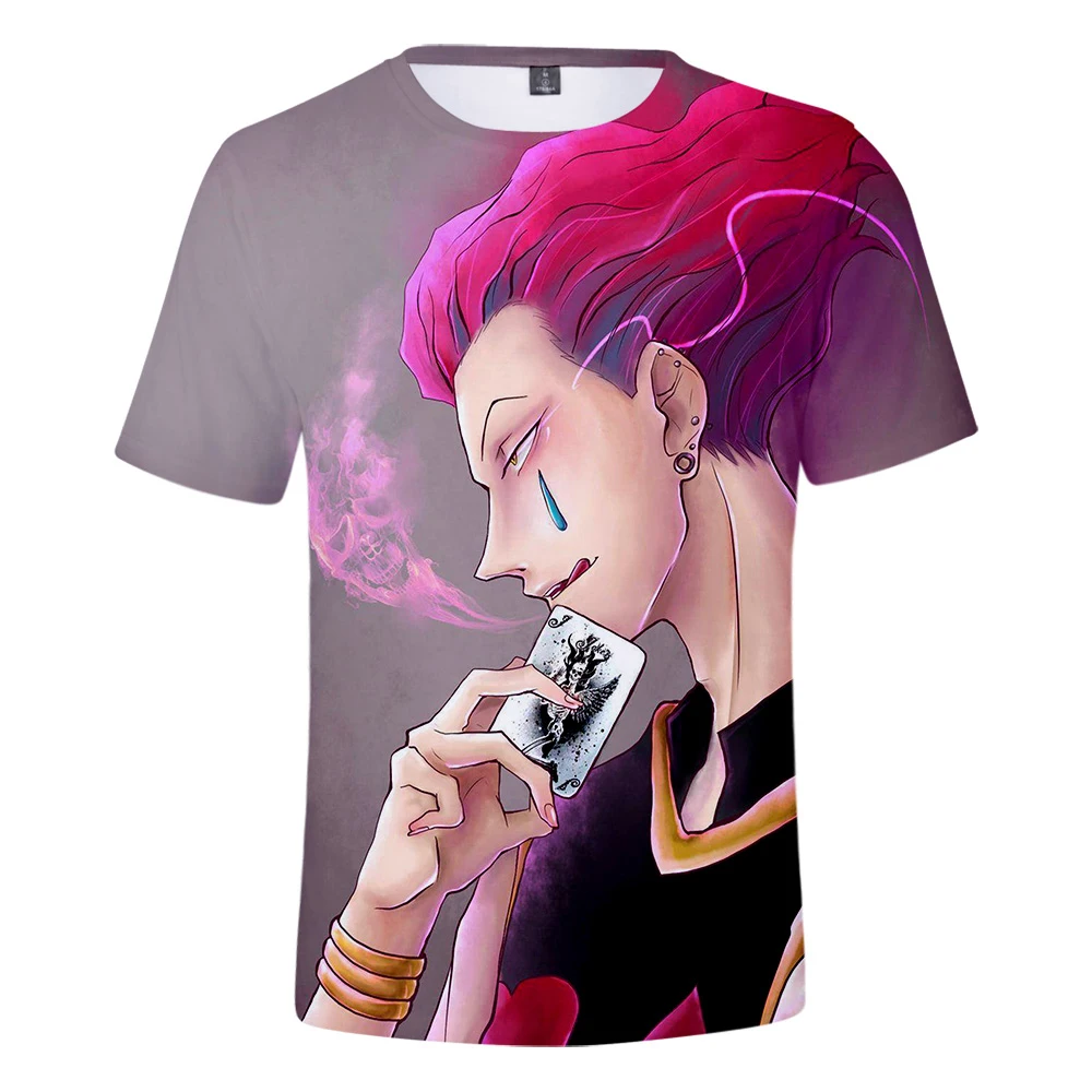 Aikooki новые комиксы Фэнтези HUNTERxHUNTER Hisoka 3D Футболка мужская женская Мода