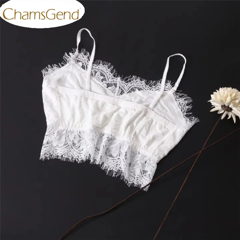 Chamsgend Newly Design Women Translucent Underwear Sheer Lace Strap Lingerie Tops Camisole 170308 Drop Shipping Chamsgend Newly Design Women Translucent Underwear Sheer Lace Strap Lingerie Tops Camisole 170308 Drop Shipping