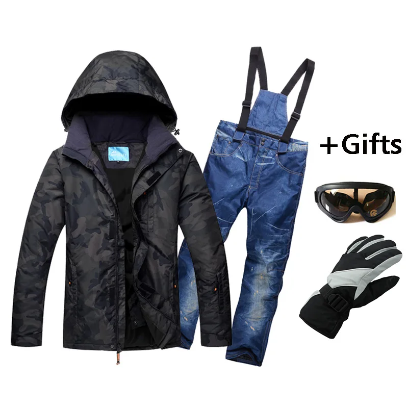 Buy Men Ski Suit Ski Wear Skiing Snowboard Jacket Pant