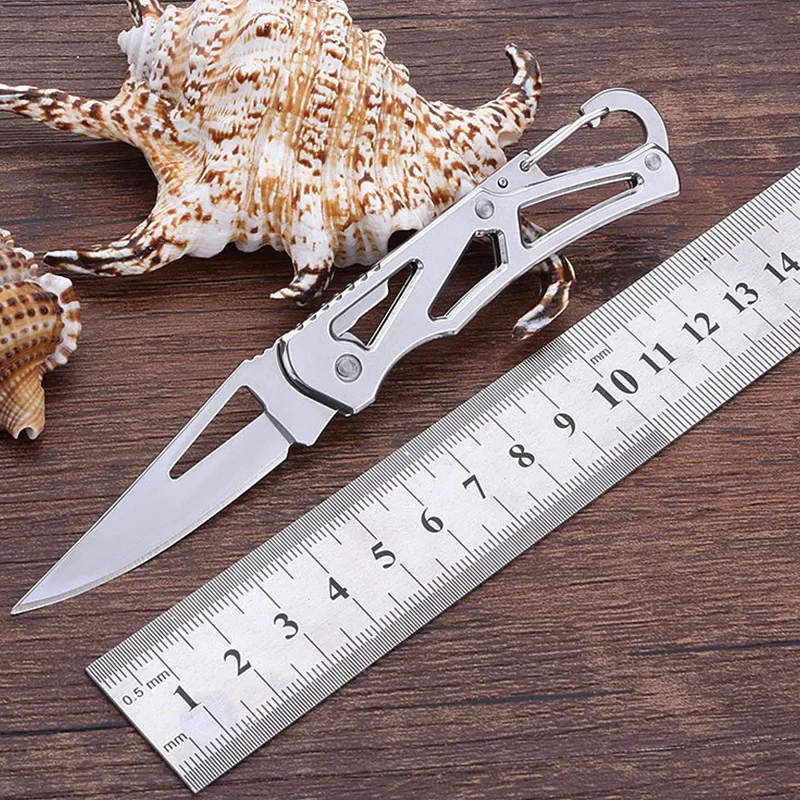 Новый нержавеющей стали складной карман Ножи мини Портативный складной Ножи резак фруктов практические Отдых Открытый поставок ручной