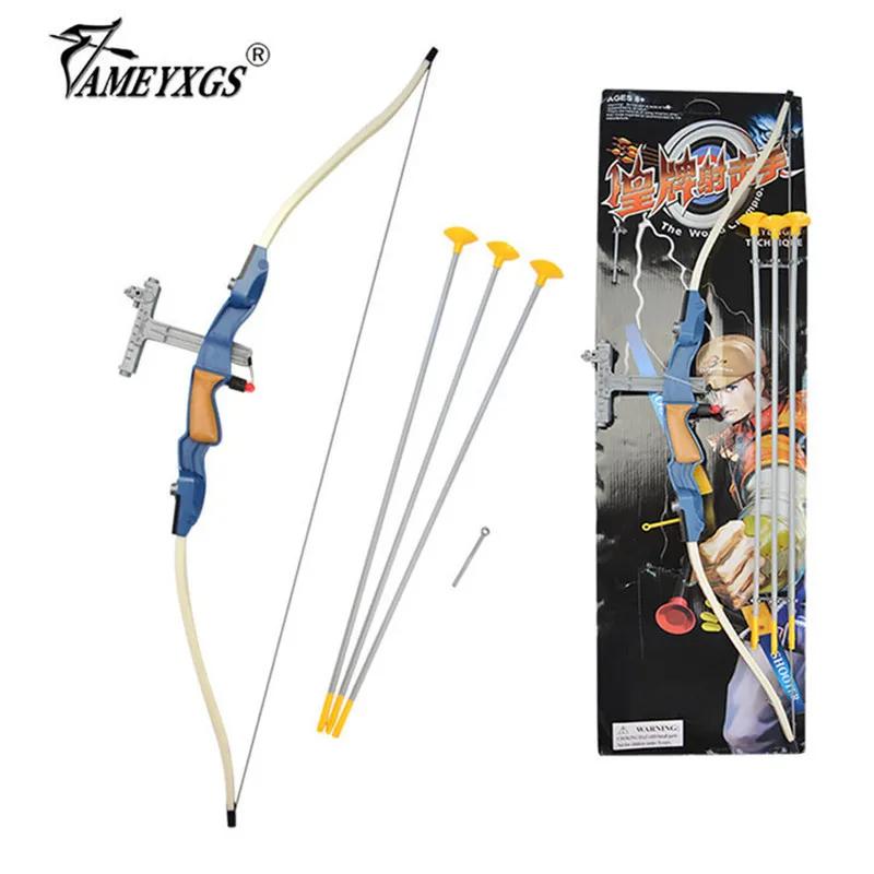 

1set Archery Children Sucker Arrow Bow And Arrow Set Safety Suction Arrow Head Kid Team Training Shooting Practice Game Bow Gift