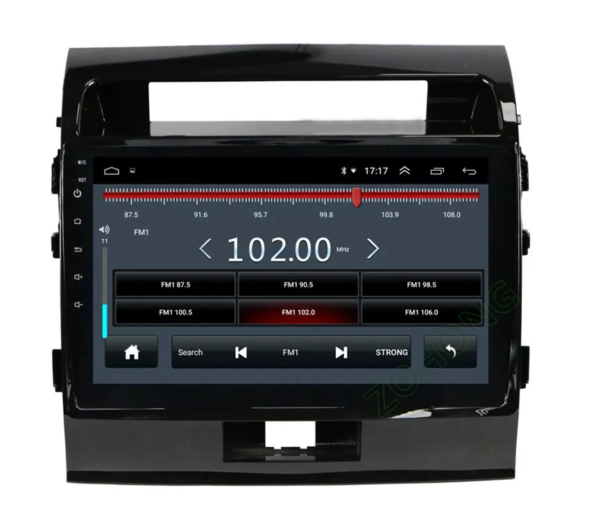 Cheap 4G 2+32Gb 10.2inch Android 9.0 Car multimedia dvd player for Toyota Land cruiser 200 LC200 car radio navigation autoradio stereo 20