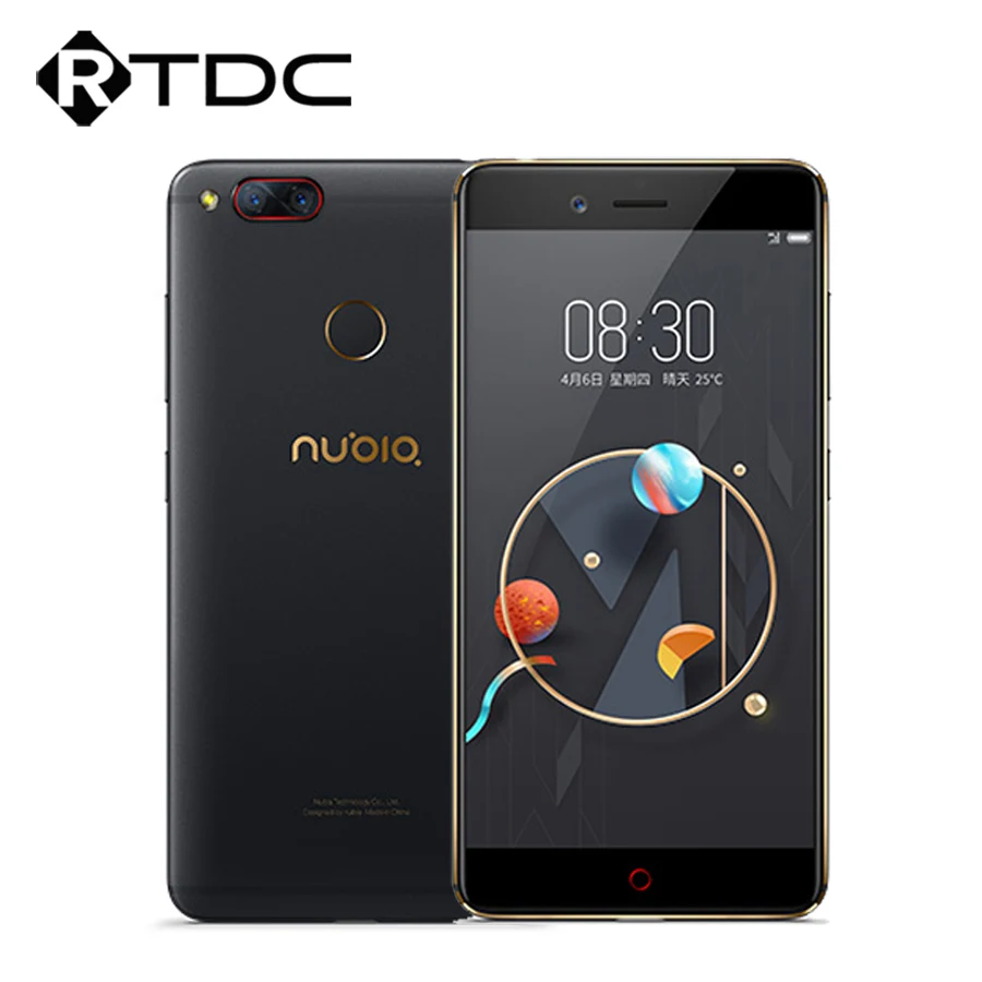 zte Nubia Z17 Mini Snapdragon 652 MSM8976, четыре ядра, 4 Гб ОЗУ, 64 Гб ПЗУ, 5,2 дюйма, FHD 1920*1080, двойная камера 13 МП, отпечаток пальца OTA