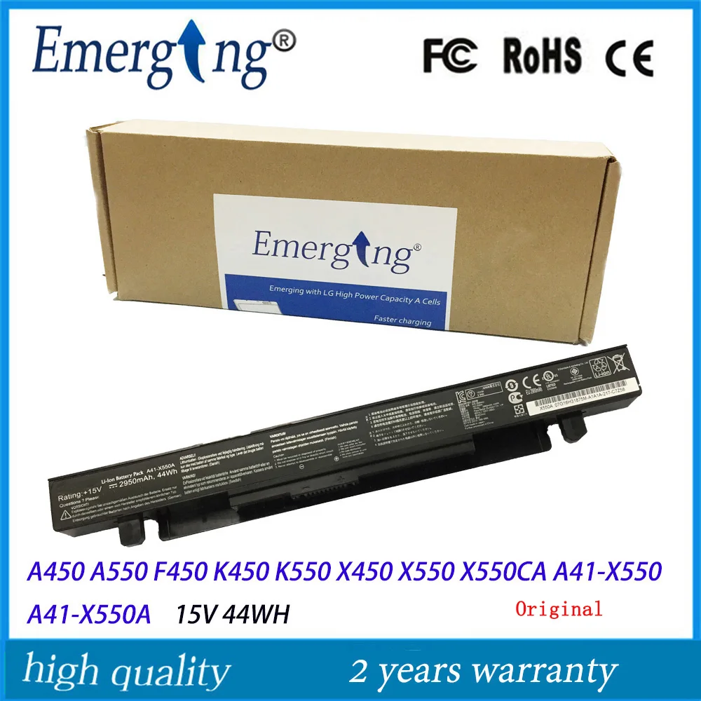 Ceny Nowy oryginalny 44Wh bateria do laptopa asus X450 X550A X550 X550C X550B X550V X550D X450C X550CA A450 A550 A41 X550A