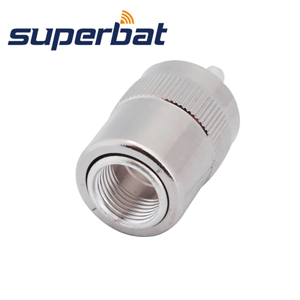 

Superbat RF Coaxial Connector UHF Twist-on PL-259 Male Plug RF Connector for LMR400 RG8 RG213 RG214 Cable