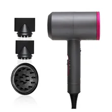 Фен для волос с отрицательными ионами, для салона, дома, высокая мощность, горячий и холодный воздух, фен для волос с постоянной температурой, 110 В/240 в, 2000 Вт