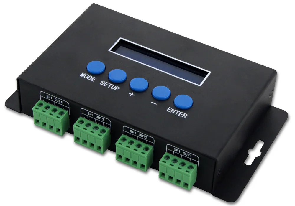 Artnet к TTL SPI контроллеру/Ethernet SPI/DMX пиксельный Контроллер освещения 680 Piexl/CH 4CHx7A для
