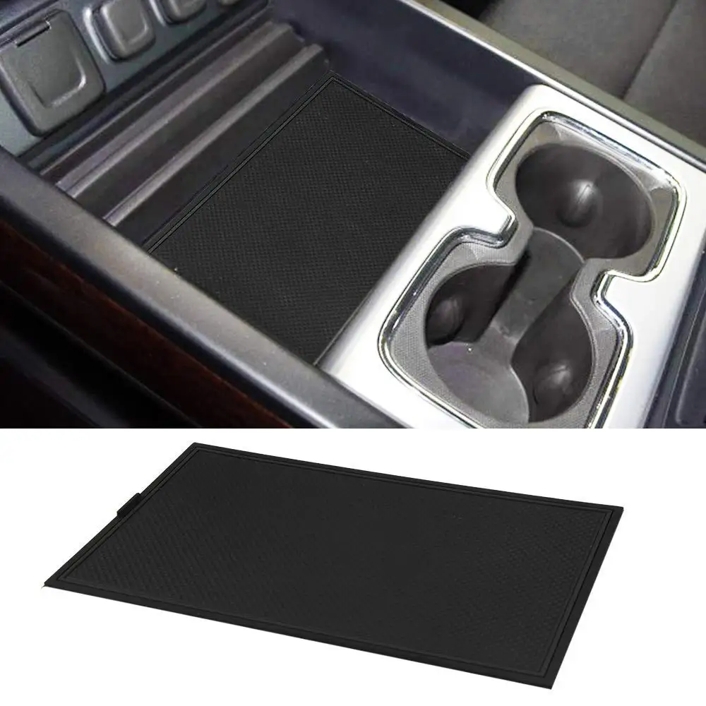 

Secret Compartment Cover Center Console Organizer Tray for 2014-2018 GMC Sierra 1500 2500HD 3500HD Denali Chevy Silverado Hidden