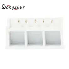 Dongzhur 1:12 куклы для кукольного домика моделирующая модель дома белая стойка с крюком мини аксессуары миниатюрная деревянная товарная полка