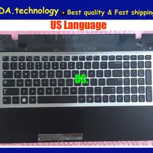 Wellendorff /Оригинальная US клавиатура для samsuang NP300V5A 300V5A NP305V5A 305V5A US клавиатура верхняя крышка Подставка для рук