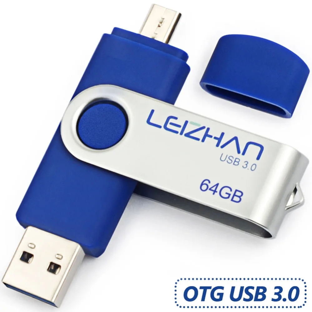 LEIZHAN 6 цветов USB флэш накопитель 32 Гб 3 0 Android OTG 16 PenDrive 8 ГБ для Huawei Samsung Xiaomi и т. Д.|gb