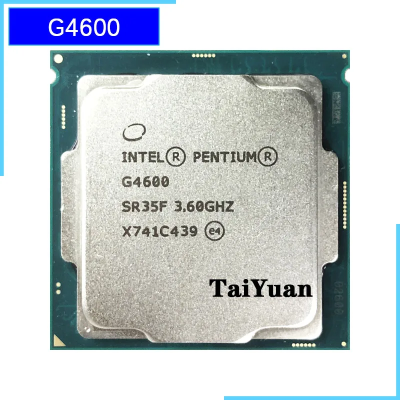 Процессор Intel Pentium G4600 3 6 ГГц двухъядерный четырехъядерный процессор 3M 51W LGA