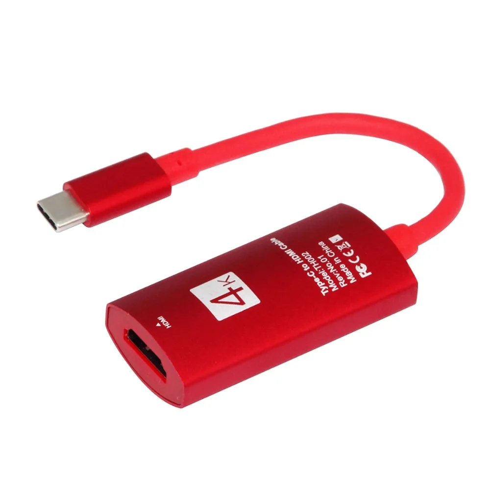 SOONHUA Фирменная Новинка Тип C к HDMI Женский адаптер конвертер последние USB3.1 Тип C Интерфейс кабель для HDTV компьютер PC Macbook Pro