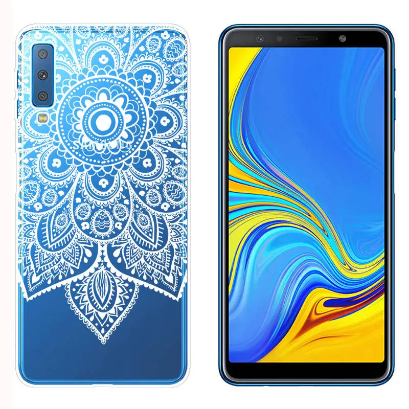 Arvin Silicone Fundas for Samsung Galaxy A7 2018 A5 A8 Plus 2018 Soft TPU Phone Cases FOR Samsung A750F Painted Case for A320 (18)