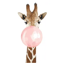 Запуск жирафа ручной работы Краска высокого качества Холст Красивая краска ing по номерам Сюрприз подарок большое удовлетворение