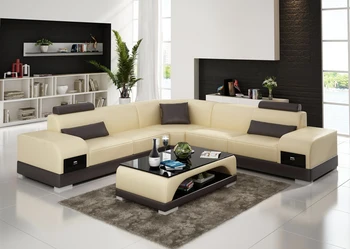 

G8009C House design sofa set,simple luxury style leather sofa set