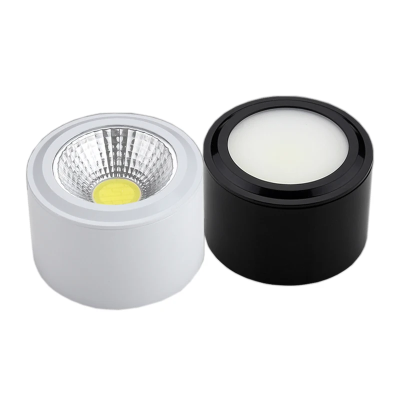 

Free Shipping 3W 5W 7W 10W Surface Mounted LED Downlight 220V High Lumen 100-110 lm/W Warm Light/Neutral White/White Light