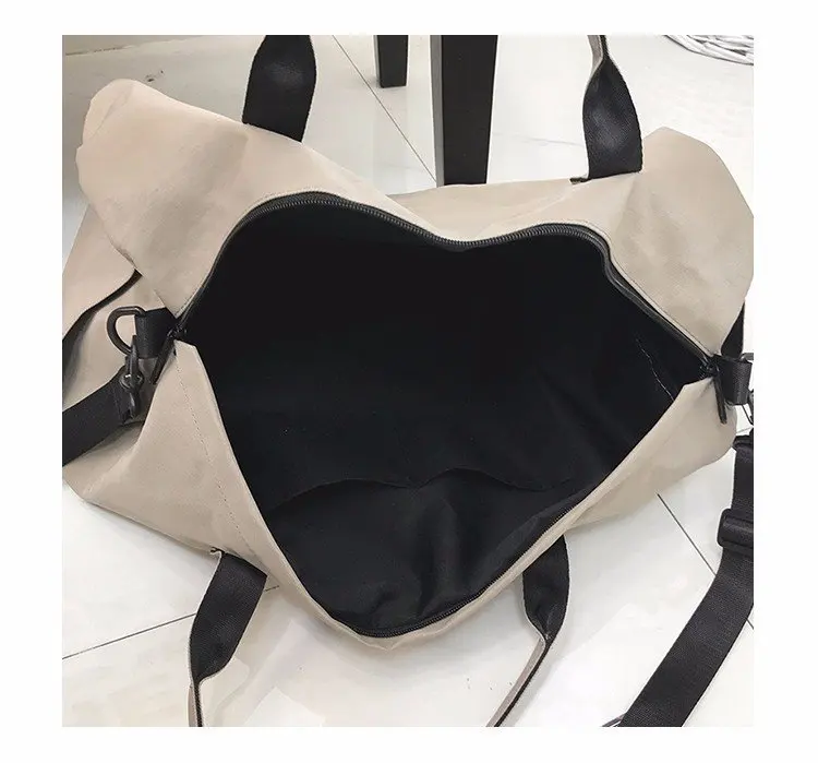 Женская дорожная сумка на плечо, холщовая Большая вместительная сумка, сумки Bolsa De Viagem, легкие простые однотонные