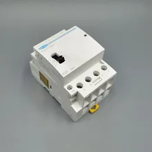 TOCT1 4P 63A 220 V/230 V 50/60HZ Din rail бытовой ac Контактор В соответствии с стандартом с ручным Управление переключатель 4NO или 2NO 2NC или 4NC