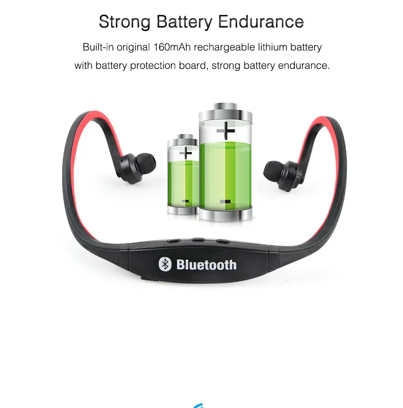 IBESI S9, беспроводные Bluetooth наушники, спортивные наушники, поддержка TF/SD карты, FM, настоящие беспроводные наушники, гарнитура с микрофоном для телефона