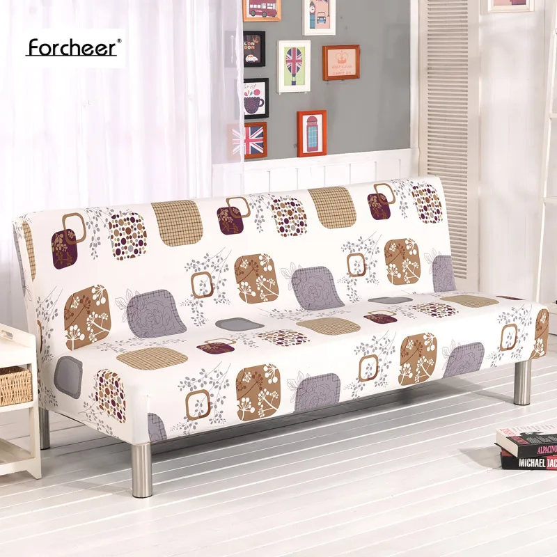 

Sofa Tight Wrap All-inclusive Slip-resistant Elastic Stretch Furniture Slipcovers Couch Cover No Armrest Folding Sofa Bed Cover