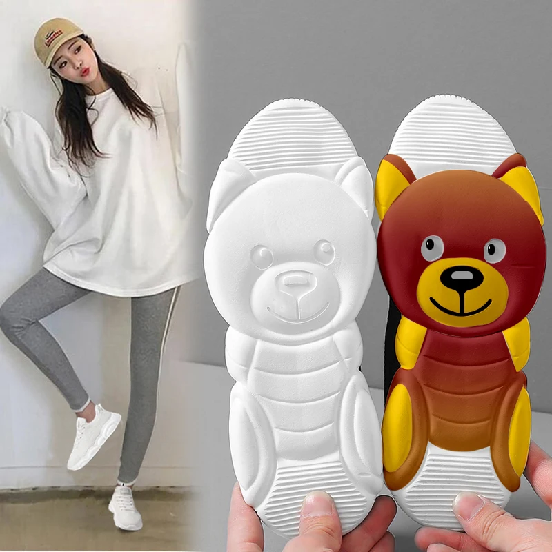 

FANPAO Hot Sell Ins Daddy's Street Running Shoes for Women Female and Girls Bear Sole Walking Workout Outdoor Casual Shoe WKD17
