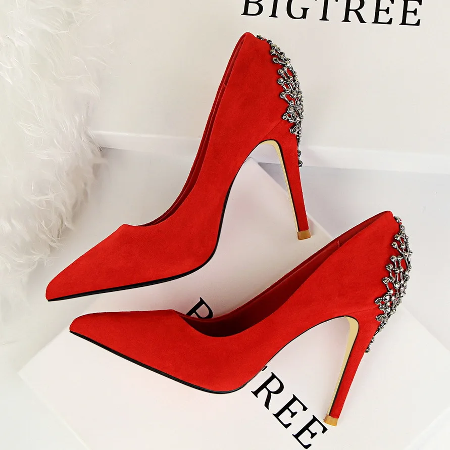 

Sexy High Heels Shoes Woman Pumps Red Gold Silver High Heels Shoes Woman Ladies Wedding Party Shoes 2019 Ladies Shoes