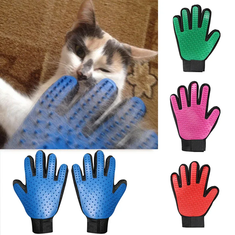 Pet Dog Glove For Animal Comb Dog Cat Grooming Supply Cleaning Glove