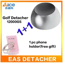 Универсальный магнитный деташер EAS жесткий тег 1 шт. Гольф деташер 12000gs для surpermarket или магазин+ 1 шт. держатель телефона