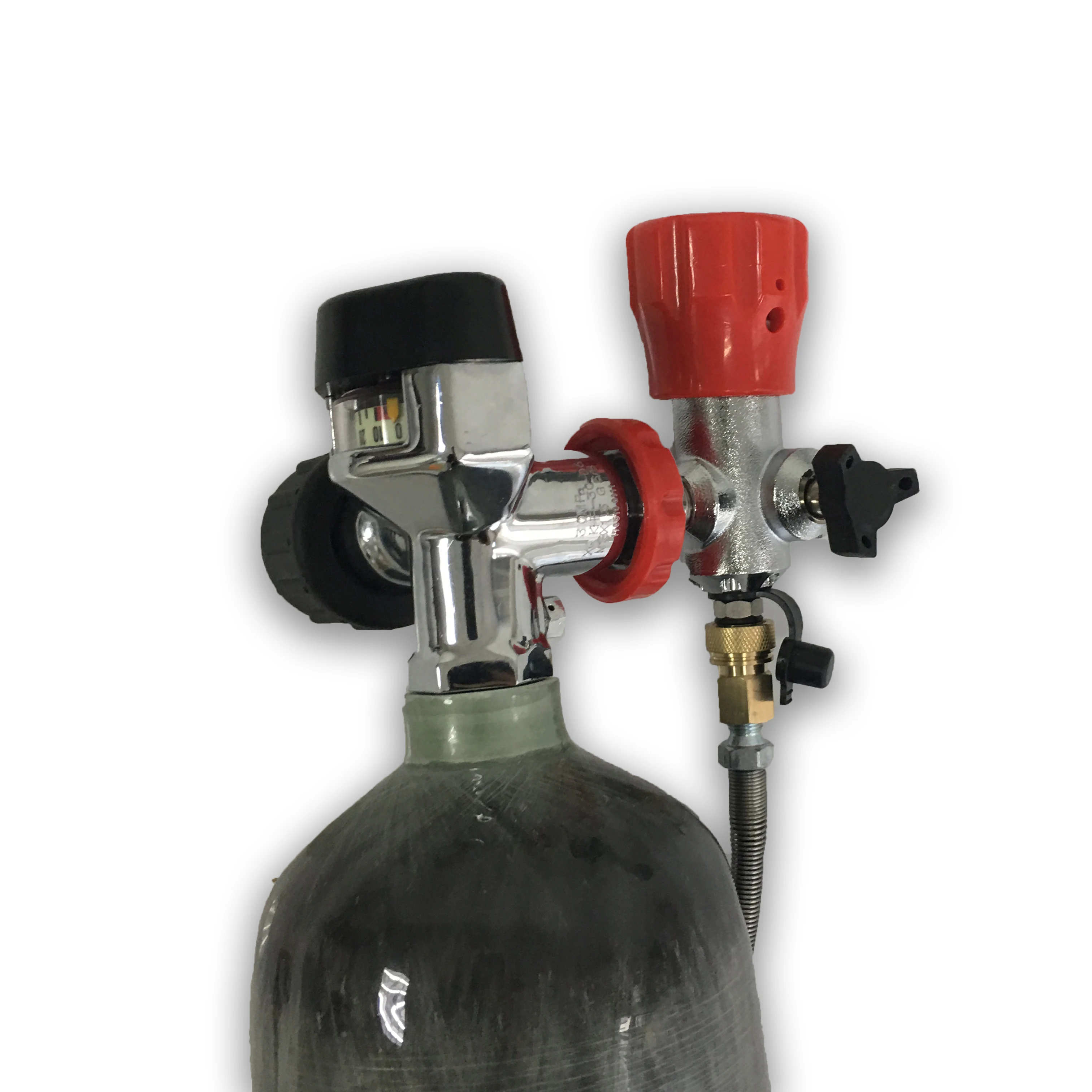 AC103201 PCP Paintball Airsoft Tank High Pressure Cylinder 3L CE 30MPA 4500PSI M18x1.5 Thread Carbon Fiber Tank&valve Acecare