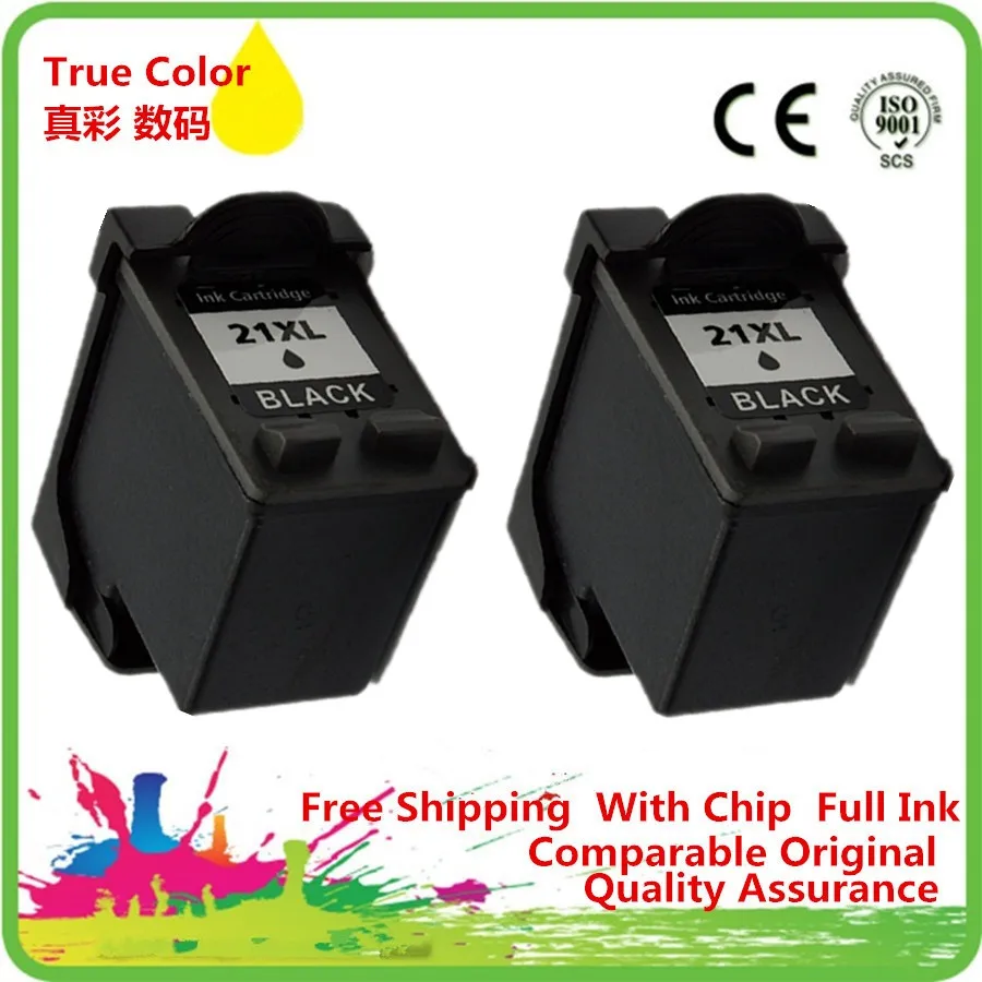 Картриджи чернильные реконструированные для 21 21XL HP21XL HP21 C9351A DeskJet F4100 F4135 F4140 F4150 F4172