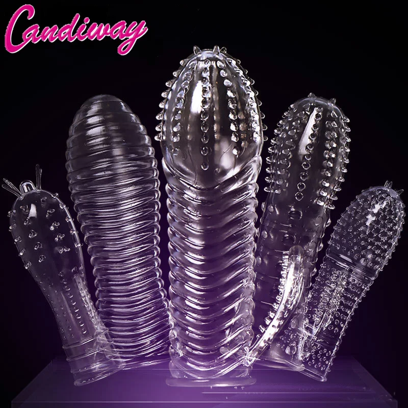 hc016penis sleeve extender Reusable Condoms (6)