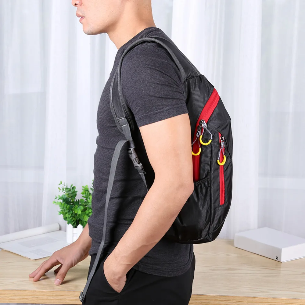  Waterproof Nylon Chest Bag Men Women Portable Running Shoulder Bag Cycling Running Hiking Sports Ba - 32915269548