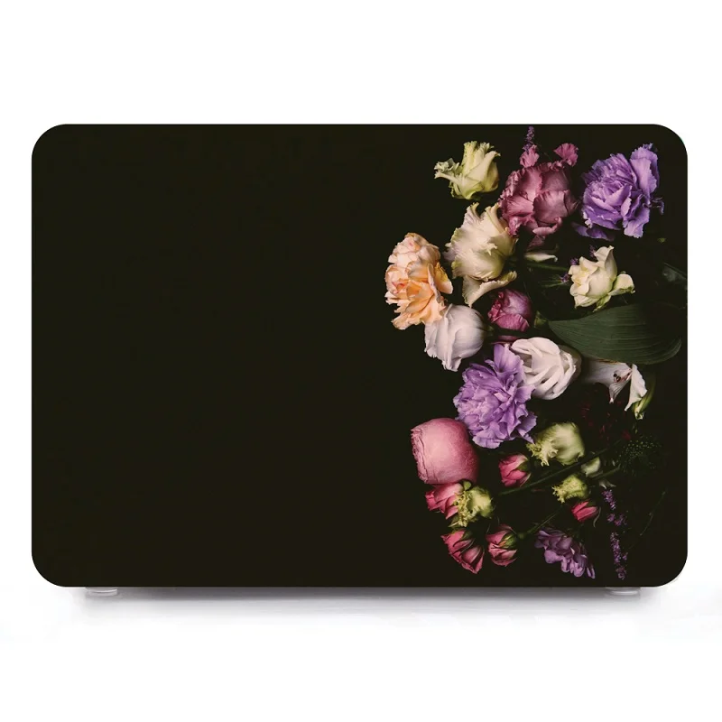 Пластиковый чехол для ноутбука, жесткий чехол+ чехол для клавиатуры для Apple Macbook Air Pro retina Touch Bar 11 12 13 15 дюймов-SG - Цвет: SG17