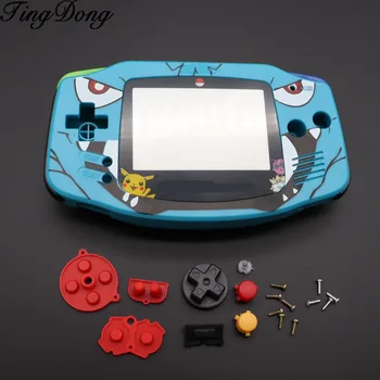 

TingDong 5pcs Cartoon Limited Edition Housing Shell Pack for Nintendo Gameboy Advance GBA Case Cover Repair Part
