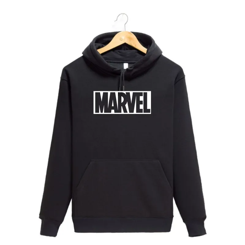 

2019 New Fashion MARVEL Hoodies The Avengers Male Large Size Warm Fleece Coat Men Brand High Quality Hoodies Sweatshirts Size